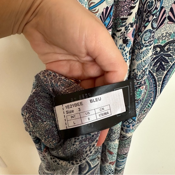 ba&sh Blue Paisley Midi Dress - Picture 10 of 13